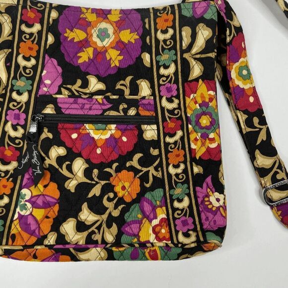 Vera Bradley Suzani Hipster Zip Closure Crossbody Bag Women's Floral Size 11" - Picture 2 of 9